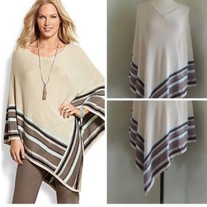 Linen Blend Poncho